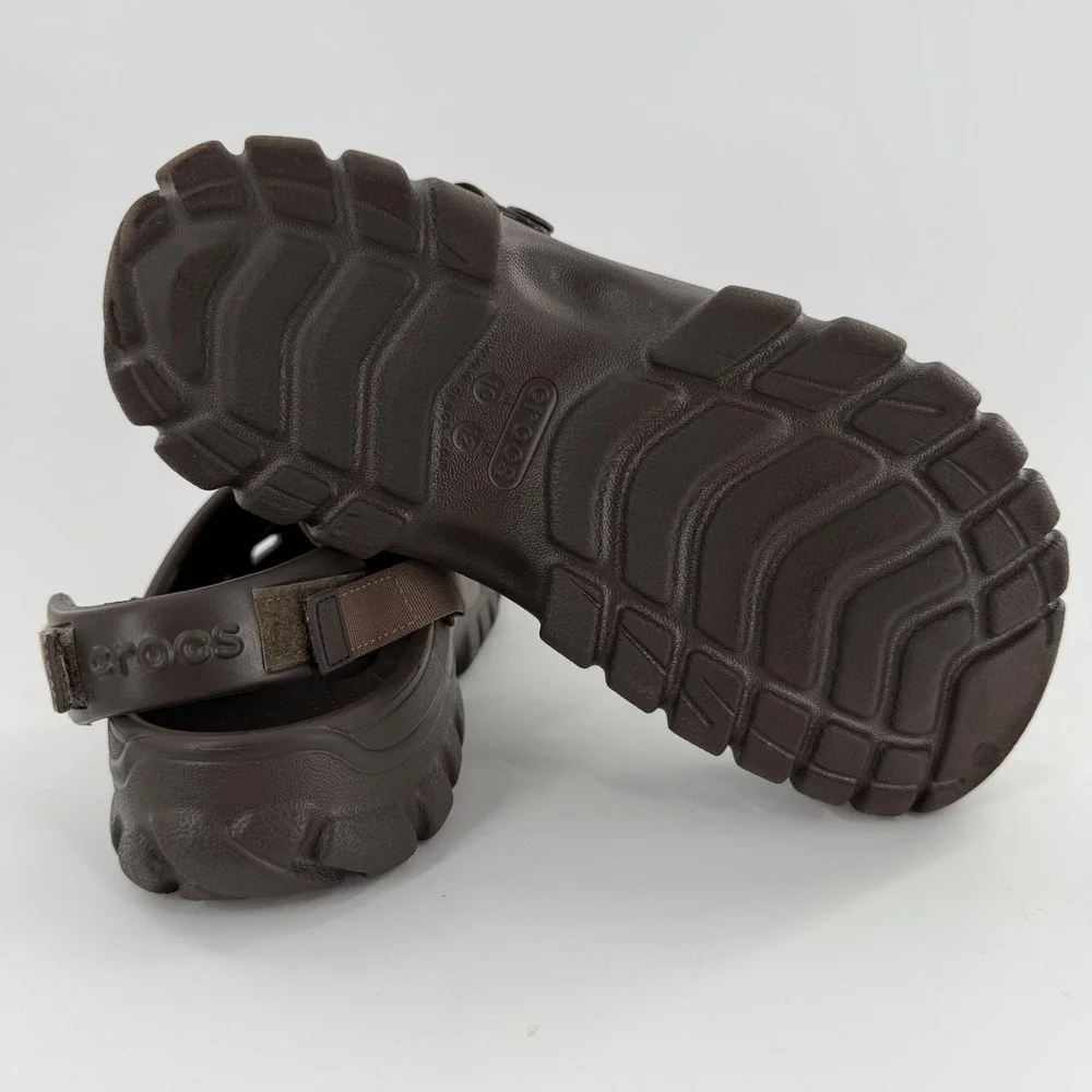 Crocs Offroad Sport Clog Espresso Brown Mens 10 Womens 12 Rugged Outdoor Sandal